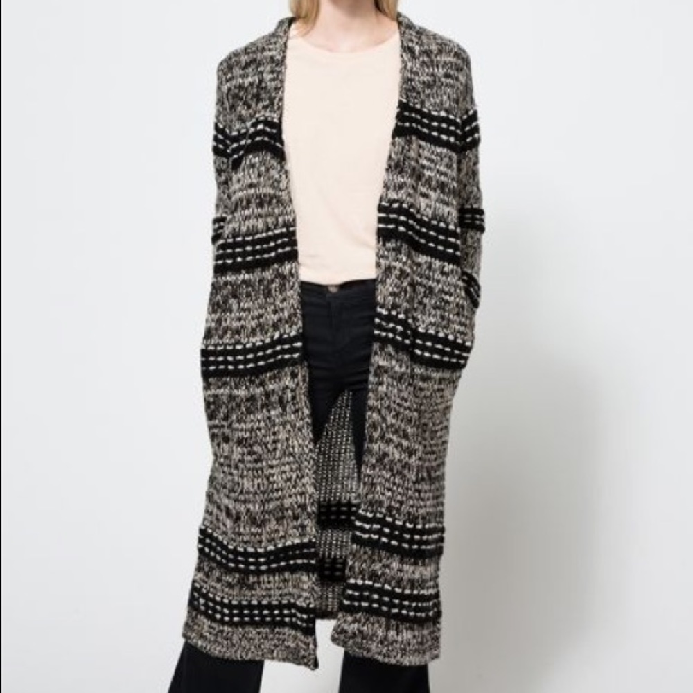 Chunky stripe cardigan